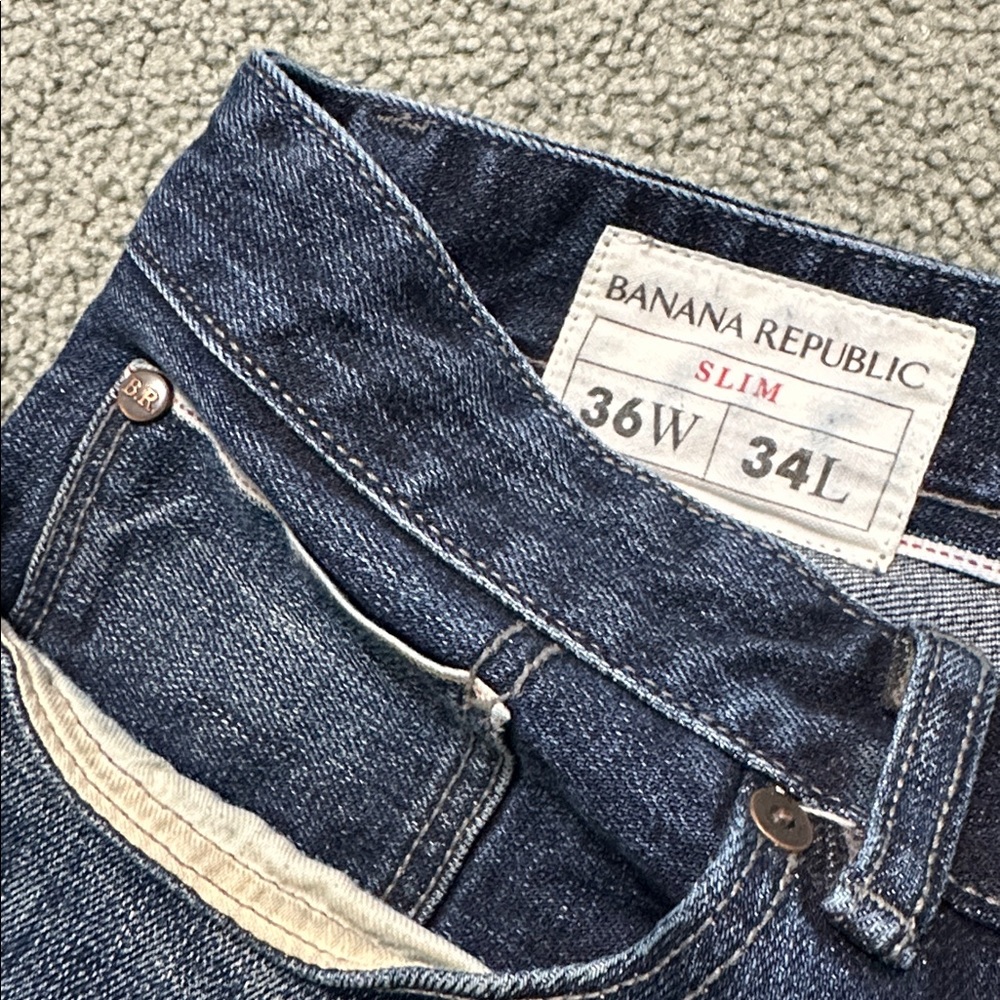 Banana Republic slim selvedge jeans - Picture 4 of 10